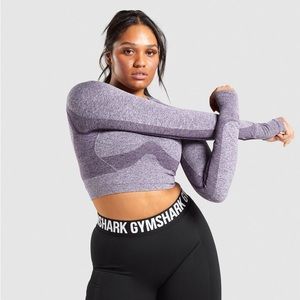 Gymshark Flex Sports Long Sleeve Crop Top | Medium